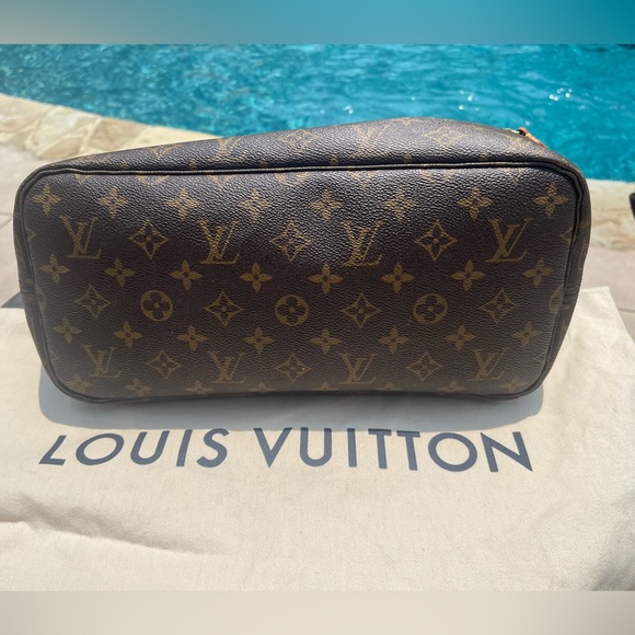 Louis Vuitton Neverfull AND Wristlet (hot pink inside) w/dust bag - Picture 7 of 17